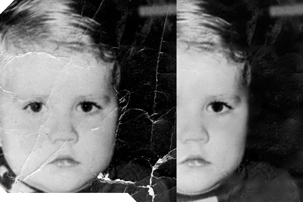 Удаление трещин - Удаляет трещины с поврежденных фотографий. НЕ удаляет мусор! Без улучшения