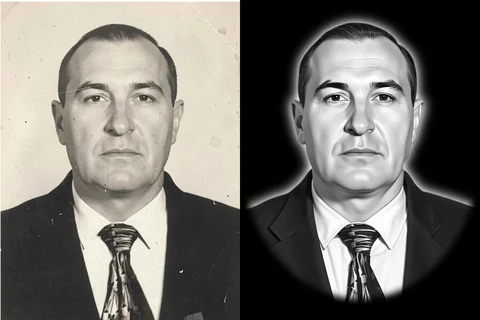Пример 21: исходная фотография слева, результат авторетуши справа