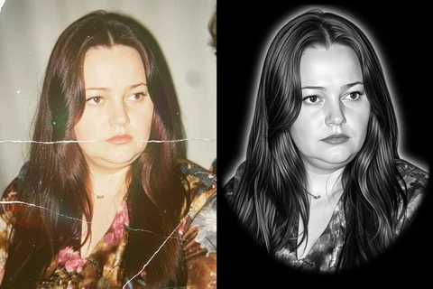 Пример 22: исходная фотография слева, результат авторетуши справа